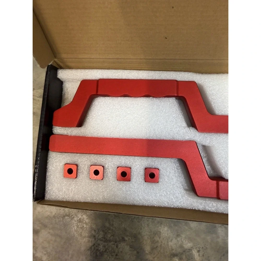 Rear Grab Handles For Ford Bronco 2021-2026 Rear Seat 4-Door Aluminum Red